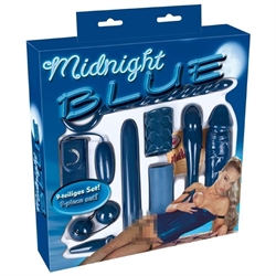 Midtnight Blue - Sexlegetøj Sæt